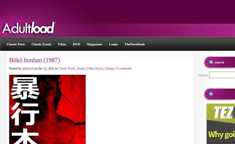AdultLoad: The Ultimate Vintage Porn Site for Classic Film Lovers adultfucks